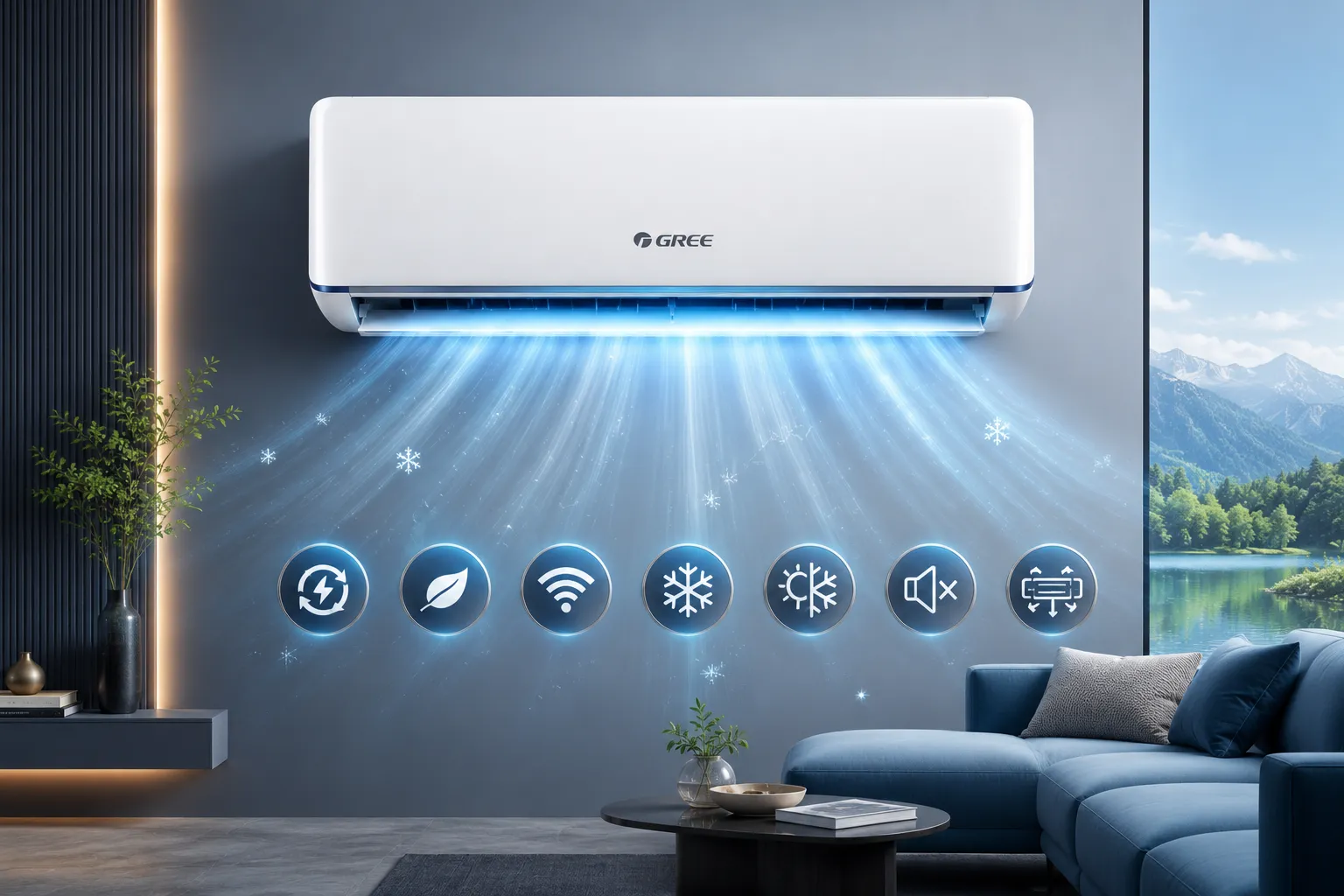 Gree GS-12FITH2 DC Inverter Split Air Conditioner